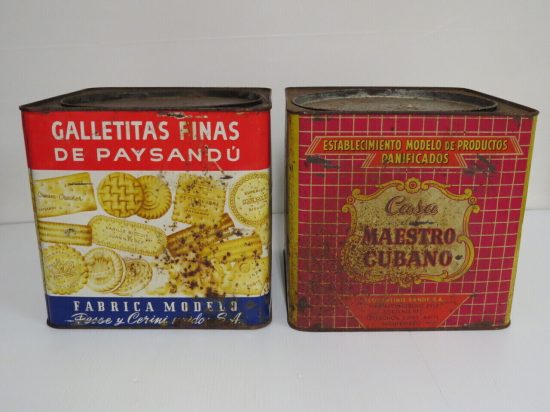 Lote: 23 - Lote: 23 - Lote de latas de galletitas