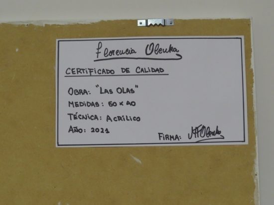 Lote: 112 - Lote: 112 - Cuadro acrílico sobre tela