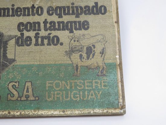 Lote: 108 - Lote: 108 - Cartel chapa